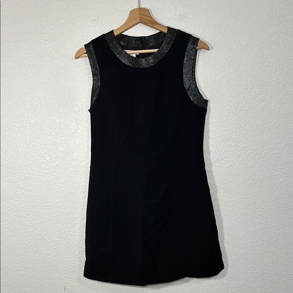 Wool Black Sleeveless Dress Size 8 - Picture 1 of 6